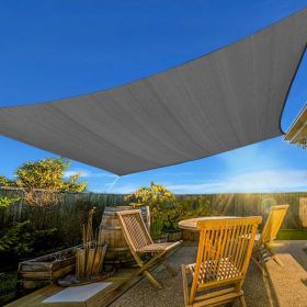 12'X16' Dark Grey HDPE Sunshade Sail