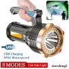 Most Powerful 99000000LM LED Flashlight Super Bright Torch USB Rechargeable Lamp