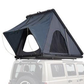 Rooftop Tent Hard Shell, Naturnest Rooftop Tent Hardshell for 2-3 Person, Hard Shell Roof Top Tent with Telescopic Ladder Thick Mattress