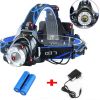 Super Bright 9900000LM Rechargeable Headlamp LED Headlight Head Torch Flashlight