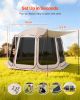 Screen House Tent, 12 x 11 ft, 10-12 Person Pop Up Screen Tent with Extended Awning, Portable Screened in Canopy with Carry Bag, Netting Sides