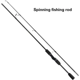 Casting Spinning Fishing Rod 6 Ft UltraLight Carbon Fiber Rod Pole (Option: Defaulttitle)