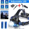 Rechargeabl LED Headlight Headlamp Head Torch Flashlight Work Light Camping Lamp