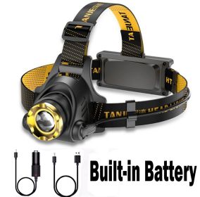12000000lm LED Headlamp USB Rechargeable Headlight Head Torch Lamp Flashlight (Quantity: 1 pc)