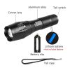 UV Flashlight LED Torch Zoomable Ultra Violet Black White Dual Light Detector