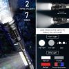 Super Bright White LED Flashlight Rechargeable Zoomable Torch Camping lamp