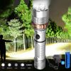 350000000 Lumen Super Bright LED Tactical Flashlight Rechargeable LED Work Light
